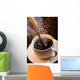 Pouring Coffee Wall Decal