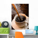 Pouring Coffee Wall Decal