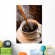 Pouring Coffee Wall Decal