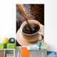 Pouring Coffee Wall Decal