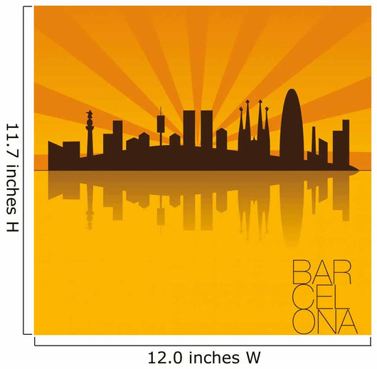 Barcelona Wall Decal