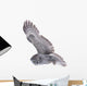 Flying Great Grey Owl Wall Decal