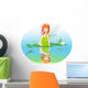 Waterlily Frog Pond Fairy Wall Decal