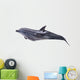 Dark Gray Lying Dolphin Wall Decal