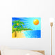 Tropical Island Wall Decal