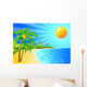 Tropical Island Wall Decal