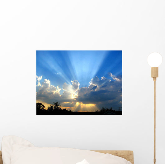 Sun Burst Wall Decal