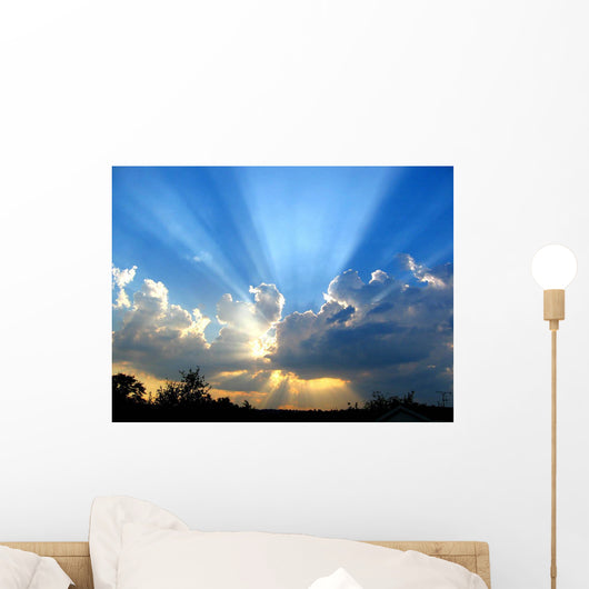 Sun Burst Wall Decal