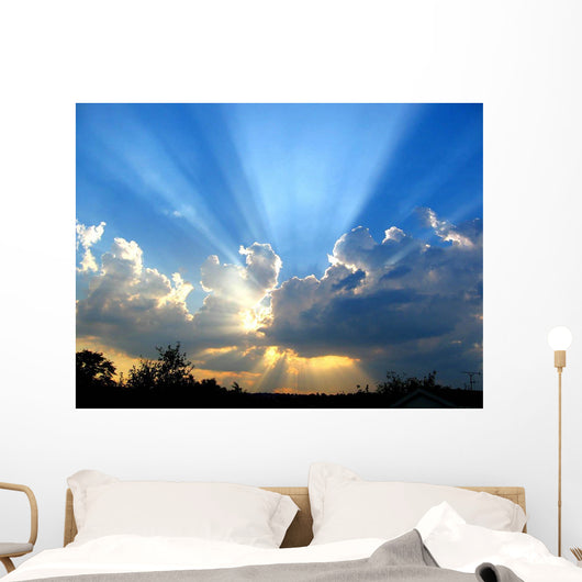 Sun Burst Wall Decal