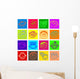 Happy Face Tiles Wall Decal