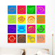 Happy Face Tiles Wall Decal