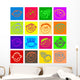 Happy Face Tiles Wall Decal