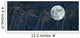 Moon and Grass Collage Wall Decal