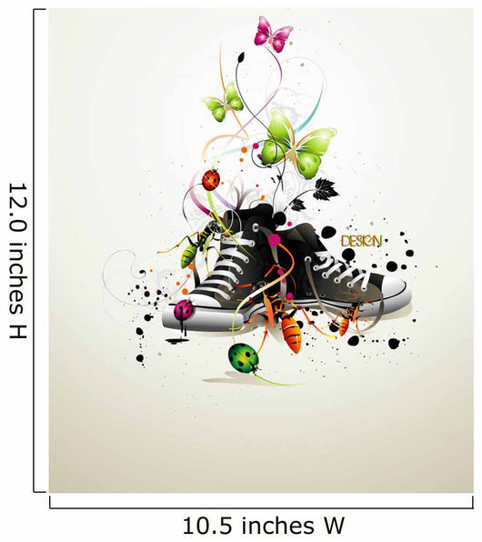 Shoe Vector Composition Wall Decal