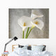 Fresh White Calla Lilies Wall Decal