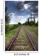 Railroad Track Nature Wall Decal