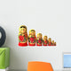 Russian Babushka Nesting Dolls Wall Decal