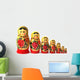 Russian Babushka Nesting Dolls Wall Decal