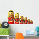 Russian Babushka Nesting Dolls Wall Decal