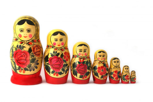 Russian Babushka Nesting Dolls Wall Decal