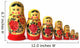 Russian Babushka Nesting Dolls Wall Decal