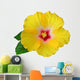Yellow Hibiscus Flower Wall Decal