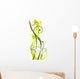 Floraler Hintergrund Wall Decal