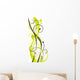Floraler Hintergrund Wall Decal