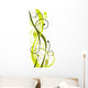 Floraler Hintergrund Wall Decal