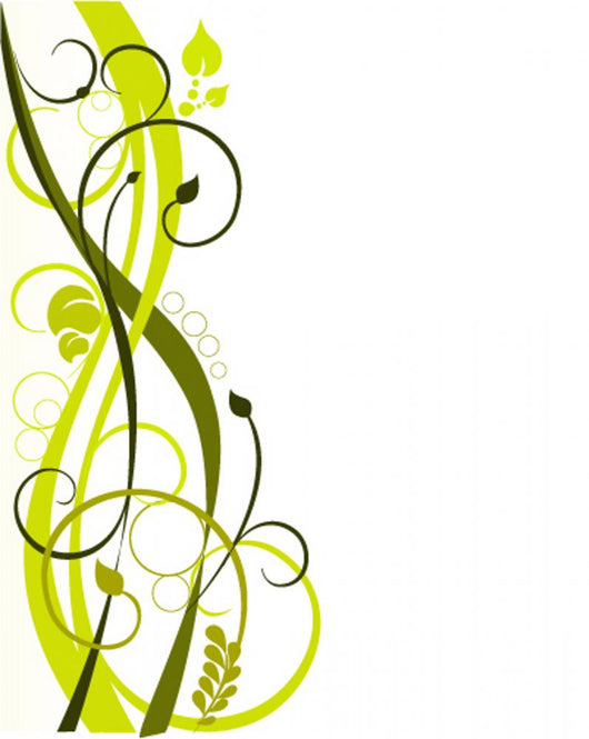 Floraler Hintergrund Wall Decal