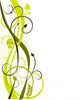 Floraler Hintergrund Wall Decal