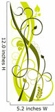 Floraler Hintergrund Wall Decal