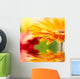 Closeup Photo Yellow Daisy-gerbera Wall Decal Design 2