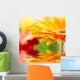 Closeup Photo Yellow Daisy-gerbera Wall Decal Design 2
