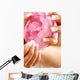 French Manicure Nails Wall Decal Design 1