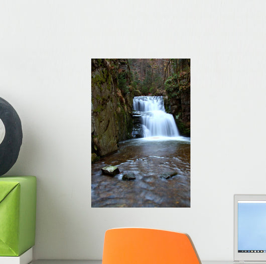 Waterfall Czech Mountain Wall Decal