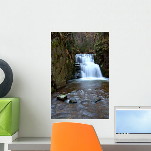 Waterfall Czech Mountain Wall Decal