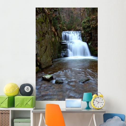 Waterfall Czech Mountain Wall Decal