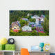 Colorful Houses Ketchikan Hillside Wall Decal