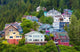 Colorful Houses Ketchikan Hillside Wall Decal
