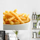 French Fries Detail White Wall Decal