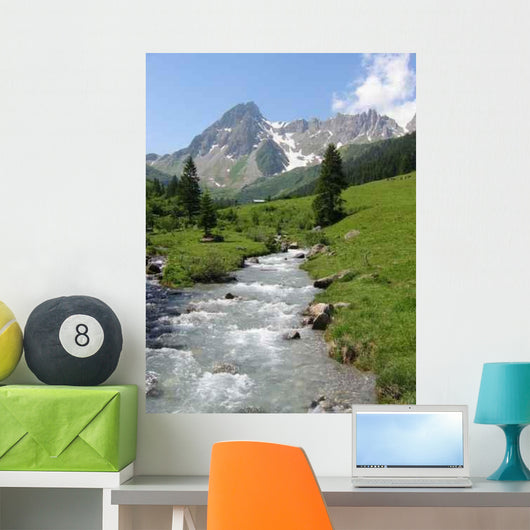 Alpine Stream Wall Decal