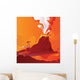Volcano Eruption with Lava Wall Decal