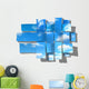 Woven Blue Cloudy Sky Wall Decal