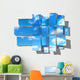Woven Blue Cloudy Sky Wall Decal