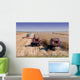 Combines Harvesting Corn Wall Decal