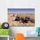 Combines Harvesting Corn Wall Decal