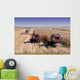 Combines Harvesting Corn Wall Decal