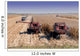 Combines Harvesting Corn Wall Decal