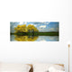 Yellow Tree near River Wall Decal